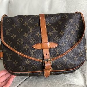 💯Authentic Louis Vuitton Saumur 30 vintage